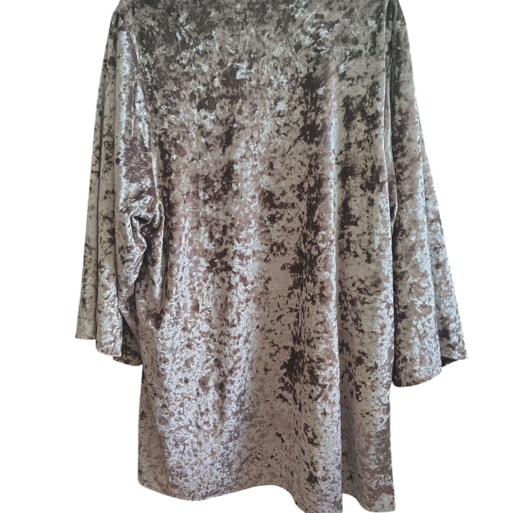 Sophie & Kate Velvet Kimono with Floral Lining, Whimsygoth, Forestcore, Witchy - Picture 2 of 6